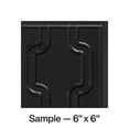 thumbnail image 1 of FASÄDE Chain Decorative Vinyl Backsplash Panel in Matte Black (6X6 Inch Sample), 1 of 5