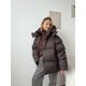 thumbnail image 4 of Parka gruesa con capucha para mujer, chaqueta holgada de gran tamaño con bolsillo y cremallera, ropa de calle para invierno, novedad de 2024, 4 of 5