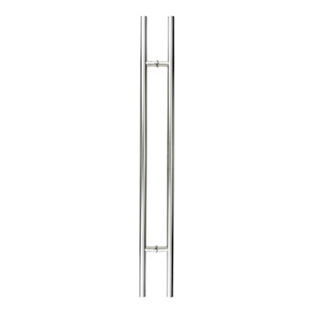 jaladera cuadrada 62.5 x 13 x 5 cm plata
