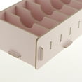 thumbnail image 4 of veasfak Business Card Holder, Name Card Organizer with Dividers Desktop Light Pink, 4 of 9