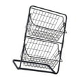thumbnail image 1 of justharion 2 Tier Kitchen Spice Rack Storage Organizer Seasoning Bottle Stand Holder, 1 of 6
