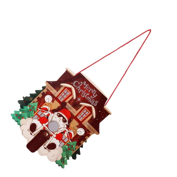Xingzhi Red Santa Claus Sign Light For Glowing Christmas Decorations HOLIDA BATTERY OPERATED DURA Door