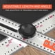 thumbnail image 3 of 2-In-1 Drilling Positioning Ruler, Square Woodworking Ruler, Cabinet Hardware Clamp, Cabinet Hole Drilling Template,B, 3 of 5