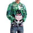 thumbnail image 5 of My Hero Academia Hoodie 3D Print Pullover Hooded Long Sleeve Sweatshirts Tops Blouse with Pocket for Mens Womens, 5 of 6