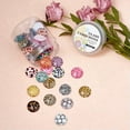 thumbnail image 2 of U8MO 50pcs Flatback Glass Cabochons Pendants Half Round Craft Jewelry Making 25x7mm-Animal Skin Printed, 2 of 9