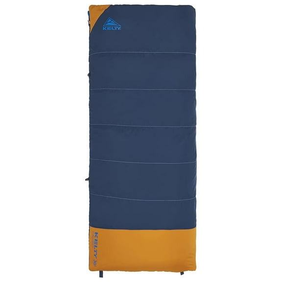 sleeping-bags Callisto Kids 30 Degree Synthetic Insulated Sleeping Bag, Soft Shell, Stuff Sack Included for Boys and Girls MIDNIGHT NAVY