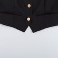 thumbnail image 5 of Blusas cortas de un solo pecho con espalda descubierta y tirantes finos estilo vintage para mujer, blusas elegantes con cuello cuadrado para mujer, 5 of 5