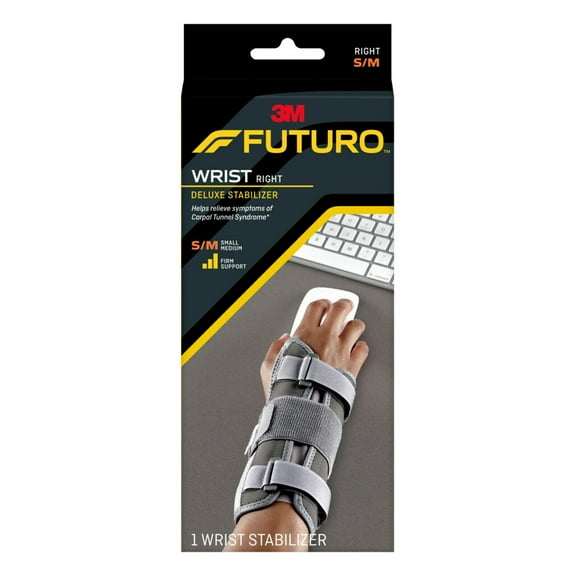FUTURO Deluxe Wrist Stabilizer, S/M, Right Hand