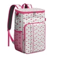 thumbnail image 1 of Sweet Cherry Pattern Insulated Backpack Cooler, Leakproof Lunch Bag for Picnic, Road Trips, and BBQ, 1 of 5