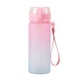 thumbnail image 2 of Botella de agua de plástico de gran capacidad con degradado | Vaso deportivo portátil de 600 ml y 800 ml con correa | Tapa con un solo botón y diseño a prueba de fugas para hombres, mujeres y e, 2 of 5
