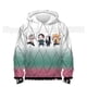 thumbnail image 4 of Sudadera con capucha con estampado 3D de Demon Slayer para niños pequeños, sudaderas de anime para niños y niñas, jerséis de dibujos animados, tops para niños, abrigos, sudadera escolar, 4 of 5
