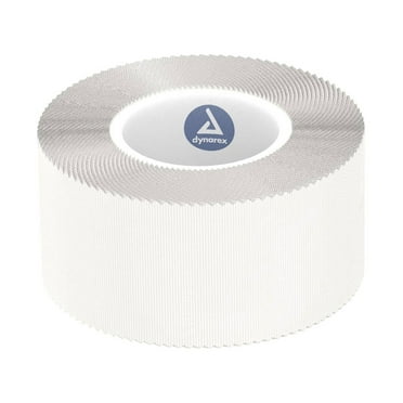 Dynarex Cloth Surgical Tape, Hypoallergenic Adhesive Tape Latex Free, 1" x 10 Yards, White (1 Roll) MS-15350