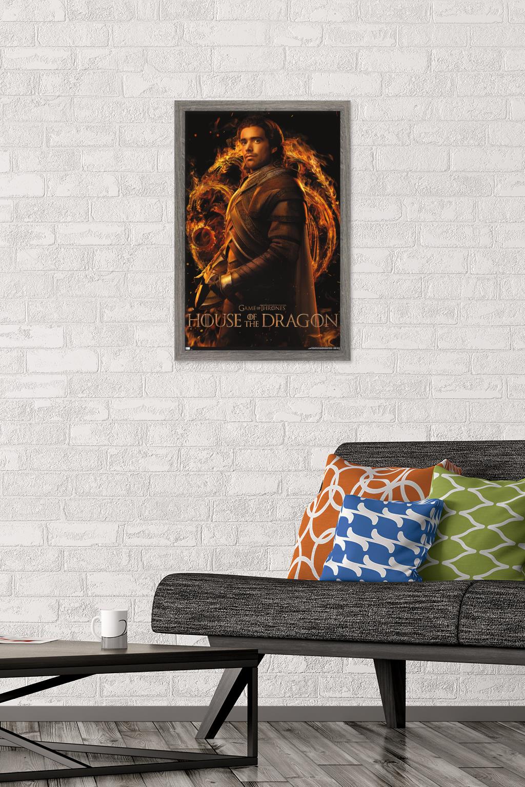 House of the Dragon - Criston One Sheet Wall Poster, 14.725" x 22.375" Framed