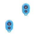 thumbnail image 3 of Sidaley cámara control remoto inalámbrico acampar al aire libre portátil compatible con bluetooth 4.0 controlador de obturador accesorios azul Azul 2piezas, 3 of 5