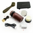 thumbnail image 7 of Portable USB Charging Electric Shoe Shine Kit Brushes for Cleaning and Buffering, Business People Handheld Electric Shoe Polisher Machine Set Leather Care, 7 of 7