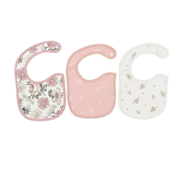 Baby Bib Multi Layered Absorption Printed Pattern Cartoon Toddler Closure Cotton Bib for Parents Type 1