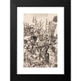 thumbnail image 2 of Paul Klee 13x18 Black Modern Framed Museum Art Print Titled - The War Steps Over a Village (1914), 2 of 5