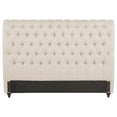 thumbnail image 2 of Stonecroft Furniture Fallon Fabric King Button Tufted Headboard in Beige, 2 of 3