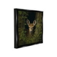 thumbnail image 4 of Stupell Industries Fawn Peeking from Trees Animals & Insects Painting Black Floater Framed Canvas Art Print Wall Art, 18 x 18, 4 of 10