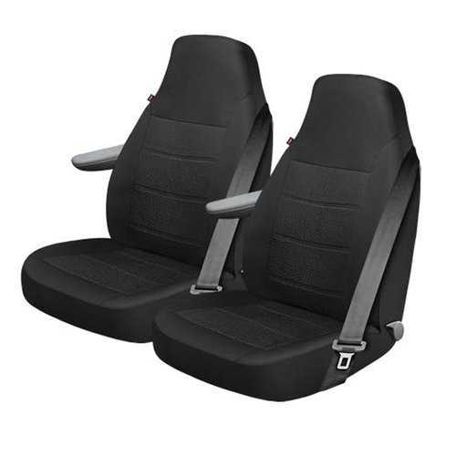 Dickies XL Truck Titanium Seat Cover Pairs, Black