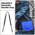 thumbnail image 6 of Decase for iPad Air 11-inch M3 (2025) / M2 (2024) Case,Rugged Shockproof Tablet Cover w/ 360° Rotating Hand Strap Foldable Hidden Stand,for iPad Air 11 Inch M3 2025/M2 2024 (Air 7th/6th Gen),Darkblue, 6 of 9