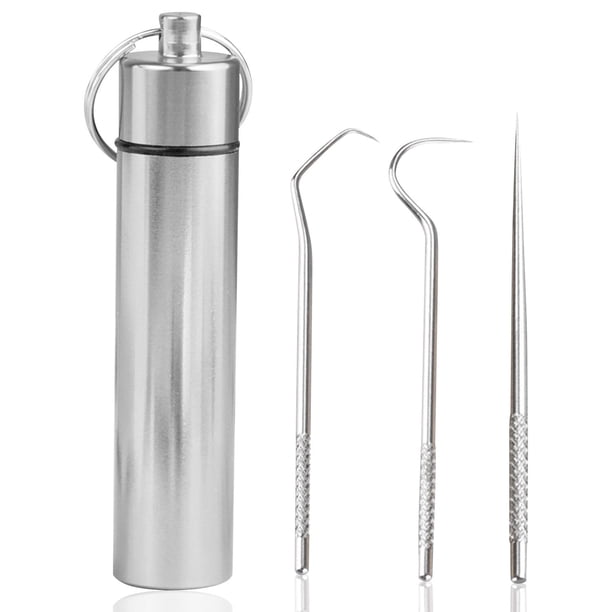 Ounissouiy 3 piezas palillos de con soporte Mini bolsillo adultos personas mayores herramientas contenedores Oficina viaje diario Type6 NO6 Ounissouiy HA007998-01