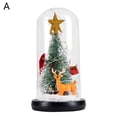 thumbnail image 2 of LED Decorative Lamp Luminous Christmas Tree Glass Cover Night Light Desktop Decoration Gifts for Showcase, 2 of 8
