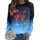 thumbnail image 2 of Gibobby Sudaderas Navideñas para Mujeres Sudadera de Navidad para mujer, divertido árbol de Navidad, camión, gráfico, cuello redondo, moda, ajuste holgado(Azul,CH), 2 of 5