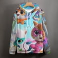 thumbnail image 4 of Super Kitties Sweatshirts Casual Pullover Hoodie Jacket Unisex Hooded Activewear 3D Printed Long Sleeve Sweater with Pocket S, 4 of 8