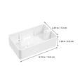 thumbnail image 2 of UPOUART 4Pcs Waterproof Rectangular Junction Box for Home Improvement, 2 of 8