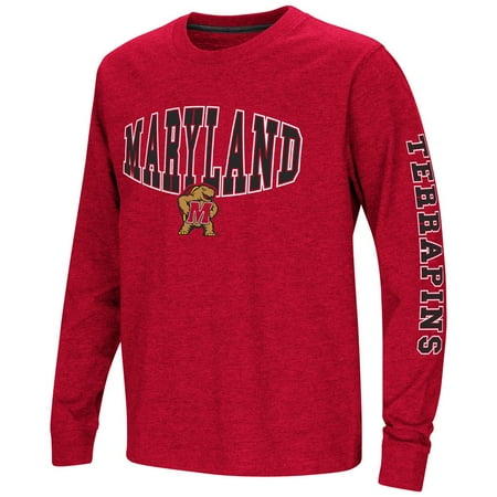 - University of Maryland Terps Youth Long Sleeve Tee Spike L/S Tee
