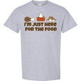 thumbnail image 3 of Inktastic I'm Just Here for the Food T-Shirt, 3 of 5