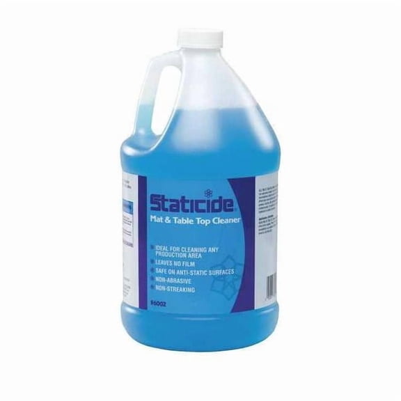Acl Staticide Mat and Table Top Cleaner, Jug, 1 gal, Pleasant 6002