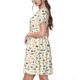 thumbnail image 2 of Easygdp Sushi and Rolls para Vestido Transpirable de Mujer, Vestido Suelto de Manga Corta con Pliegues y Bolsillos para el Verano, 2 of 6
