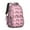 Pink Dachshund Chips, variant on Pink Dog Paw Backpack for School,Cute School Bag,Schoolbag with Adjustable Shoulder Straps & Padded Back,16.9 Inch
