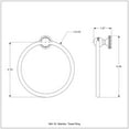 thumbnail image 2 of Mambo Collection Towel Ring in Antique Brass, 2 of 2