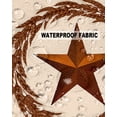 thumbnail image 5 of Pack of 2 Outdoor Pillow Covers, Texas Star Brown Wheat Ears Waterproof Square Throw Pillowcase Cushion Decorative Pillow Covers for Couch Patio Tent, 26x26 in, 5 of 6