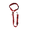 red, variant on 2 in 1 Dual Head Dog Car Seat Belt, Reflective Elastic Bungee Pet Safety Seatbelt, Adjustable Nylon Vehicle Tether Restraint for 2 Small Medium Dogs Cats, Universal Anti Escape Pet Car Travel Accesso