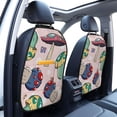thumbnail image 2 of Goofa Mushroom Pattern Car Back Seat Protector for Kids (2 Pack) ,Anti-kick Storage Mat for Car Seats,Shields from Footprints, 2 of 6