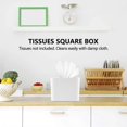 thumbnail image 4 of Square Tissue Box Tissue Box with Wooden Lid Household Removable Mini Wooden Tissue Box, 4 of 5