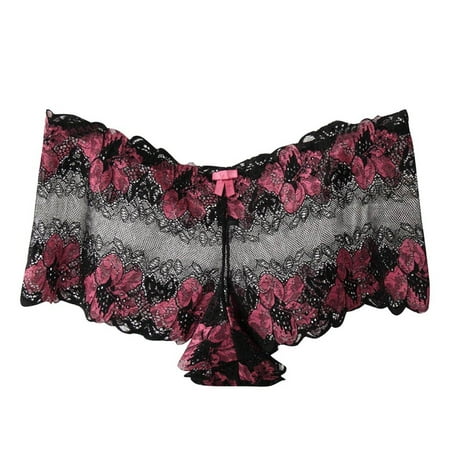 Bigersell Womens Panties Cotton Clearance Womens Underwear Cheeky G-Strings Panty Style P-553 Nylon Brief Panties Ladies Thongs Seamless Briefs Mid Waist Women s Bikini Panties Black L
