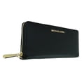 thumbnail image 5 of Michael Kors - portafolios grande continental para mujer, piel de guijarro, Negro/Oro, Large size wallet wallet, portafolios Continental, 5 of 5