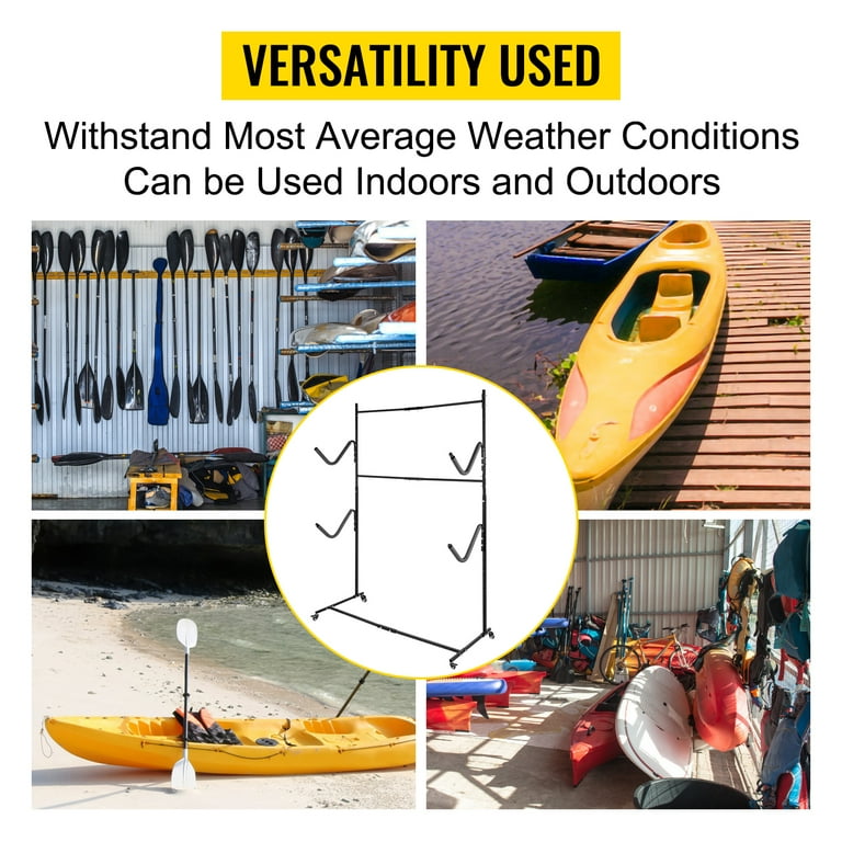 Kayak rack for 3 kayaks best sale