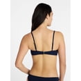thumbnail image 3 of Time and Tru Women’s and Women's Plus Underwire Eyelet Bikini Top, Sizes XS-3X, 3 of 5