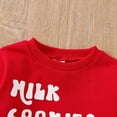thumbnail image 3 of Toddler Baby Girl Boy Christmas Outfit Merry Christmas Sweatshirt Long Sleeve Sweater Shirt Pullover Top Fall Winter Clothes, 3 of 8