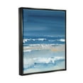 thumbnail image 3 of Stupell Industries Rolling Beach Waves Foamy Shoreline Painting Jet Black Floating Framed Canvas Print Wall Art, Design by Ethan Harper, 3 of 8