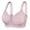 Pink, variant on Bigersell Comfort Bras for Women Sale Push up Bras for Women Plus Size Full-Figure Bra Style B3827 V-Neck Seamless Bras Front Button Bra Closure Women's Plus Size No Show Bras for Women Blue L