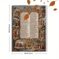 thumbnail image 3 of Ten Commandments Religious Canvas Wall Art 15.75x11.81 Inches, 3 of 8