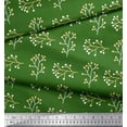 thumbnail image 3 of Soimoi Green polyester Crepe Fabric Berries Leaves Fabric Prints By Yard 52 Inch Wide, 3 of 3