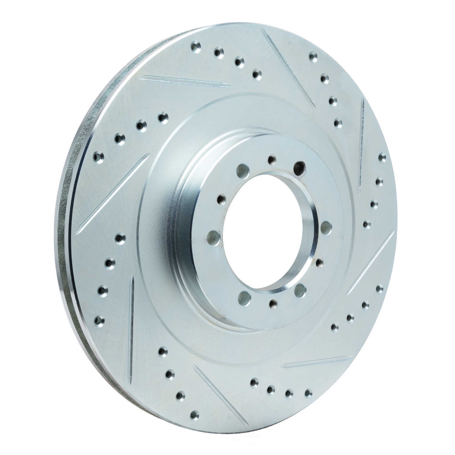 Dynamic Friction Company 631-72055R DFC Brake Rotor - Drilled And Slotted - Silver